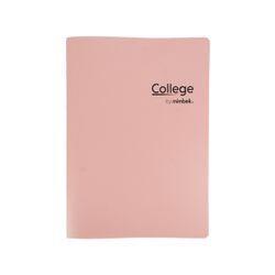 Libreta Grapada Tapa Polipropileno A4 48h 90gr Pastel