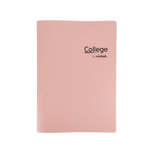 Libreta Grapada Tapa Polipropileno A4 48h 90gr Pastel