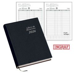Libro de reservas 2026 – 2 páginas por cada día