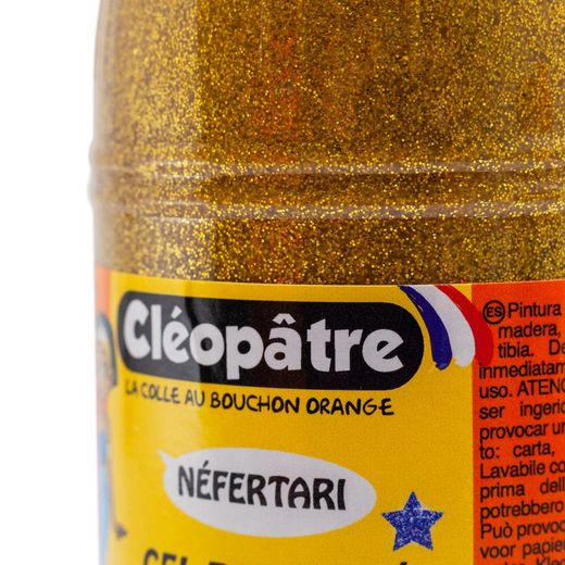 De nombreuses encres tempera pastel à paillettes + gel doré et marron