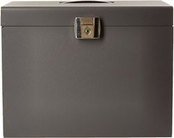 Porte-documents métallique avec 5 dossiers suspendus. 2 couleurs