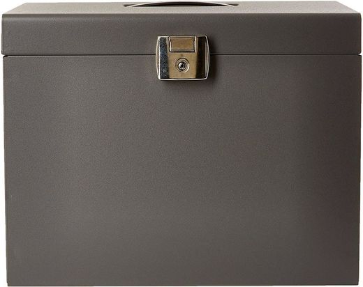 Porte-documents métallique avec 5 dossiers suspendus. 2 couleurs