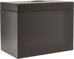 Porte-documents métallique avec 5 dossiers suspendus. 2 couleurs