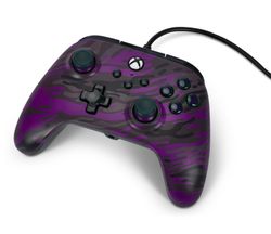 Mando alámbrico PowerA Advantage para Xbox Series X|S - Camuflaje morado