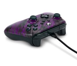 Mando alámbrico PowerA Advantage para Xbox Series X|S - Camuflaje morado