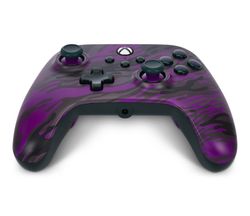 Mando alámbrico PowerA Advantage para Xbox Series X|S - Camuflaje morado