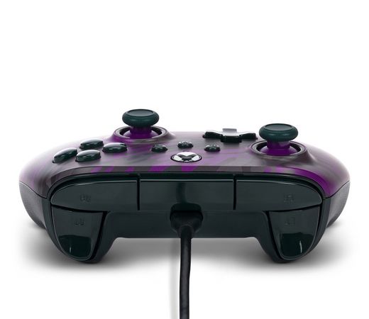 Mando alámbrico PowerA Advantage para Xbox Series X|S - Camuflaje morado