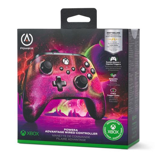 Mando alámbrico PowerA Advantage para Xbox Series X|S - Destello