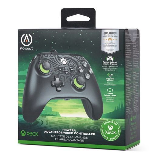 Mando alámbrico PowerA Advantage para Xbox Series X|S - Verde celestial