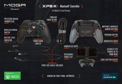 Mando Bluetooth MOGA XP5-X Plus para jugar en el móvil y en la nube en Android/PC