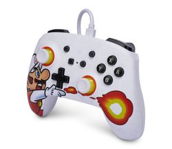 Mando con cable mejorado PowerA para Nintendo Switch - Fireball Mario
