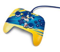 Mando con cable mejorado PowerA para Nintendo Switch - Impulso Sonic