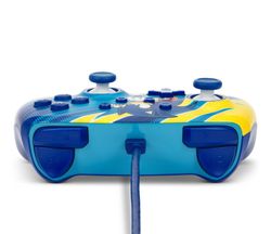 Mando con cable mejorado PowerA para Nintendo Switch - Impulso Sonic