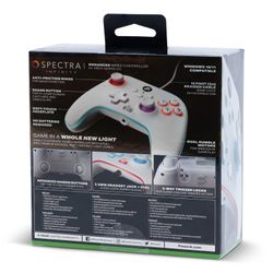 Mando con cable mejorado Spectra Infinity de PowerA para Xbox Series X|S - Blanco