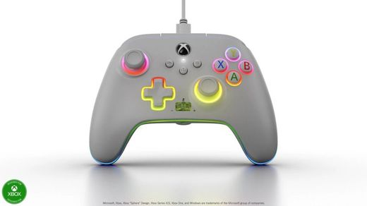 Mando con cable mejorado Spectra Infinity de PowerA para Xbox Series X|S - Blanco