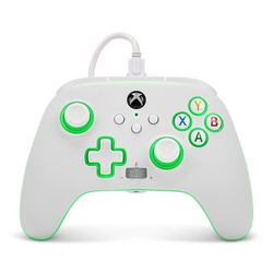 Mando con cable mejorado Spectra Infinity de PowerA para Xbox Series X|S - Blanco