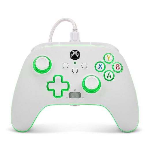 Mando con cable mejorado Spectra Infinity de PowerA para Xbox Series X|S - Blanco