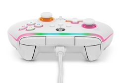 Mando con cable mejorado Spectra Infinity de PowerA para Xbox Series X|S - Blanco