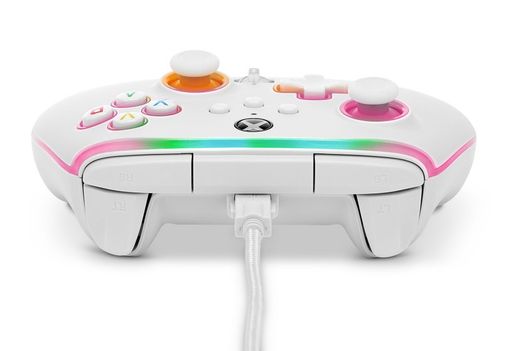 Mando con cable mejorado Spectra Infinity de PowerA para Xbox Series X|S - Blanco