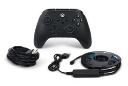Mando con cable PowerA Advantage para Xbox Series X|S con Lumectra + tira LED RGB - Negro