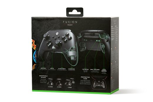 Controlador com fio PowerA FUSION Pro 3 para Xbox Series X | S - Preto