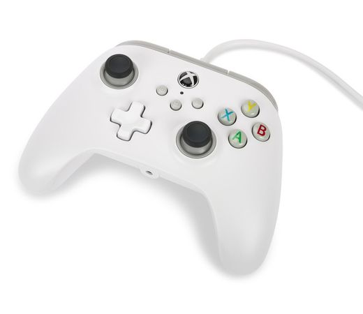 Mando con cable PowerA para Xbox Series X|S - Blanco