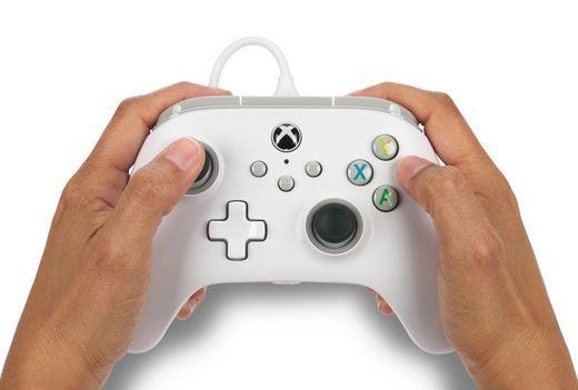 Mando con cable PowerA para Xbox Series X|S - Blanco