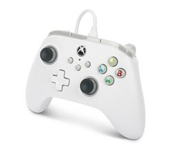 Mando con cable PowerA para Xbox Series X|S - Blanco