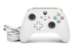 Mando con cable PowerA para Xbox Series X|S - Blanco