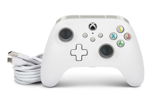 Mando con cable PowerA para Xbox Series X|S - Blanco