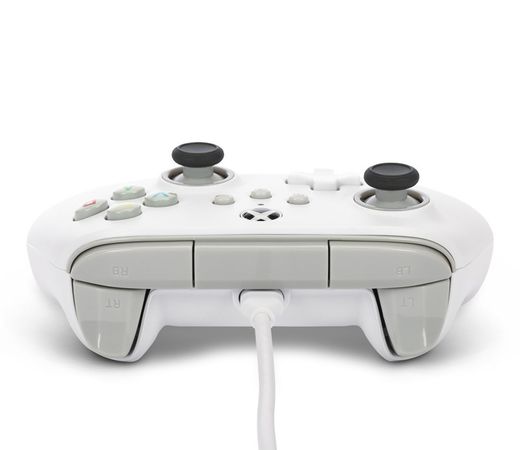 Mando con cable PowerA para Xbox Series X|S - Blanco