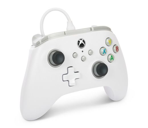 Mando con cable PowerA para Xbox Series X|S - Blanco