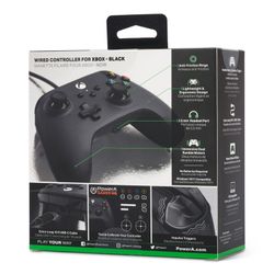 Mando con cable PowerA para Xbox Series X|S - Negro