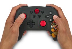 Mando Inalámbrico PowerA para Nintendo Switch - King Bowser