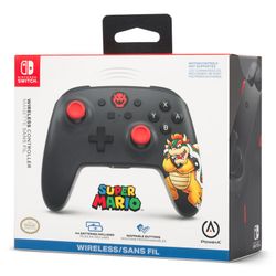 Mando Inalámbrico PowerA para Nintendo Switch - King Bowser