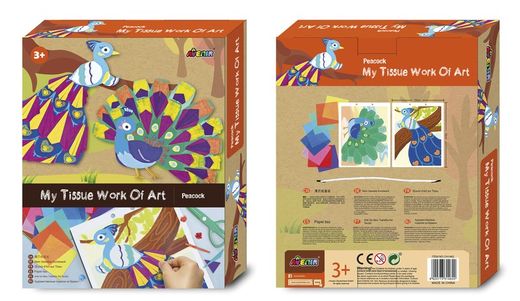 Artisanat avec du papier de soie