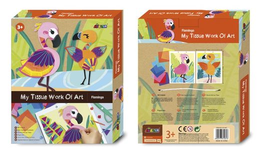 Artisanat avec du papier de soie