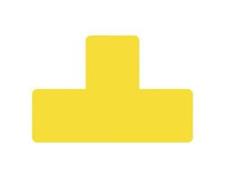 Marquage au sol. symboles adhésifs