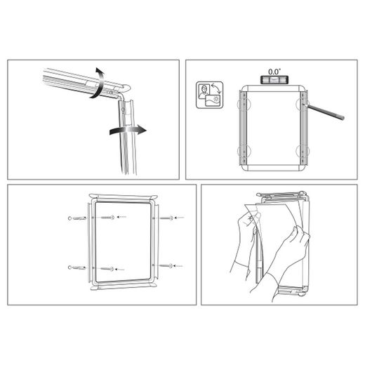 Tableau publicitaire. Différentes tailles