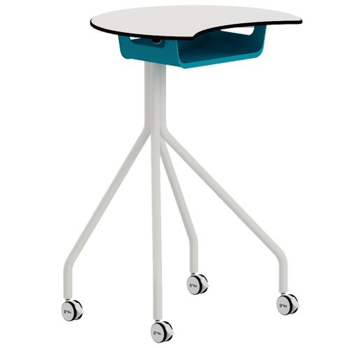 Mesa ATRIL. Altura de 1 m y ruedas con freno
