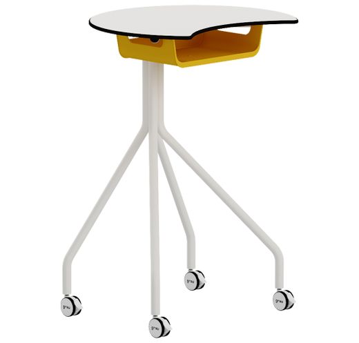 Mesa ATRIL. Altura de 1 m y ruedas con freno