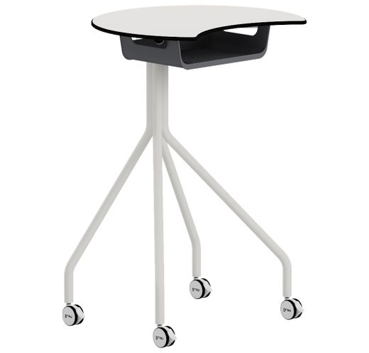 Mesa ATRIL. Altura de 1 m y ruedas con freno