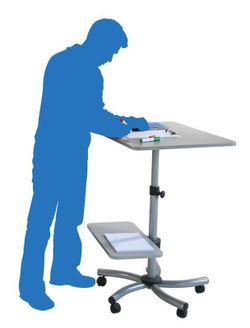 Table d'appoint de bureau réglable en hauteur