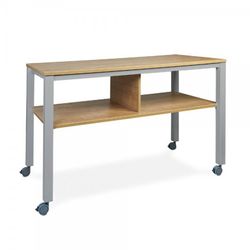 mesa de 2 níveis. 8 acabamentos