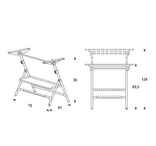Mesa de desenho semi-profissional rd175
