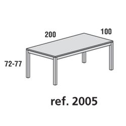 Mesa de escritório série executiva
