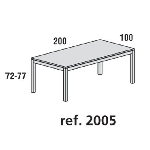 Mesa de escritório série executiva