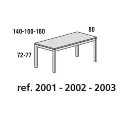 Mesa de escritório série executiva