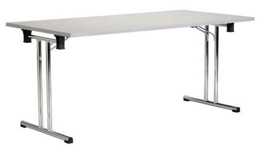 Mesa dobrável modular para salas multiuso