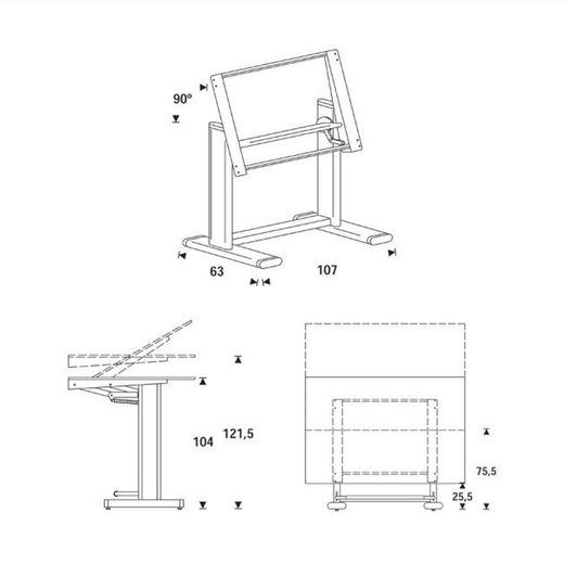 Mesa para dibujo profesional rd110